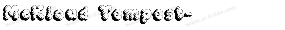 McKloud Tempest字体转换